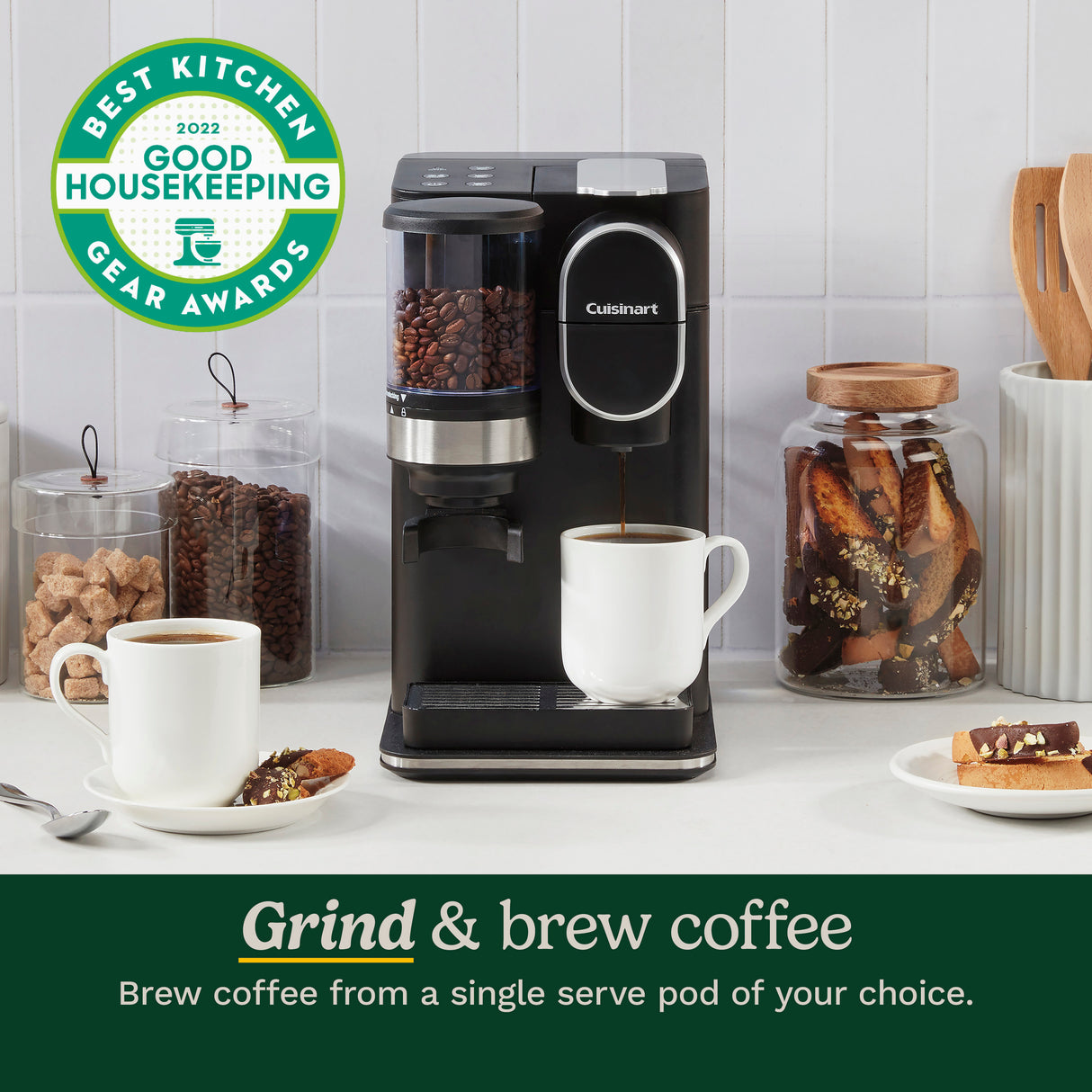 Cuisinart® Grind & Brew Single-Serve Coffee Maker