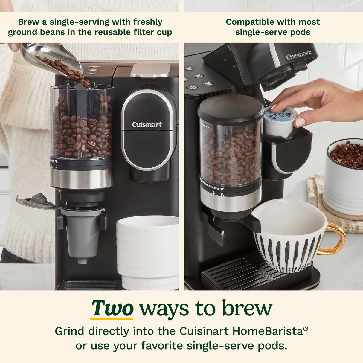 Cuisinart® Grind & Brew Single-Serve Coffee Maker