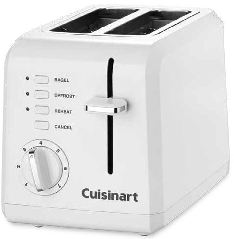 Cuisinart® 2 Slice Compact Plastic Toaster