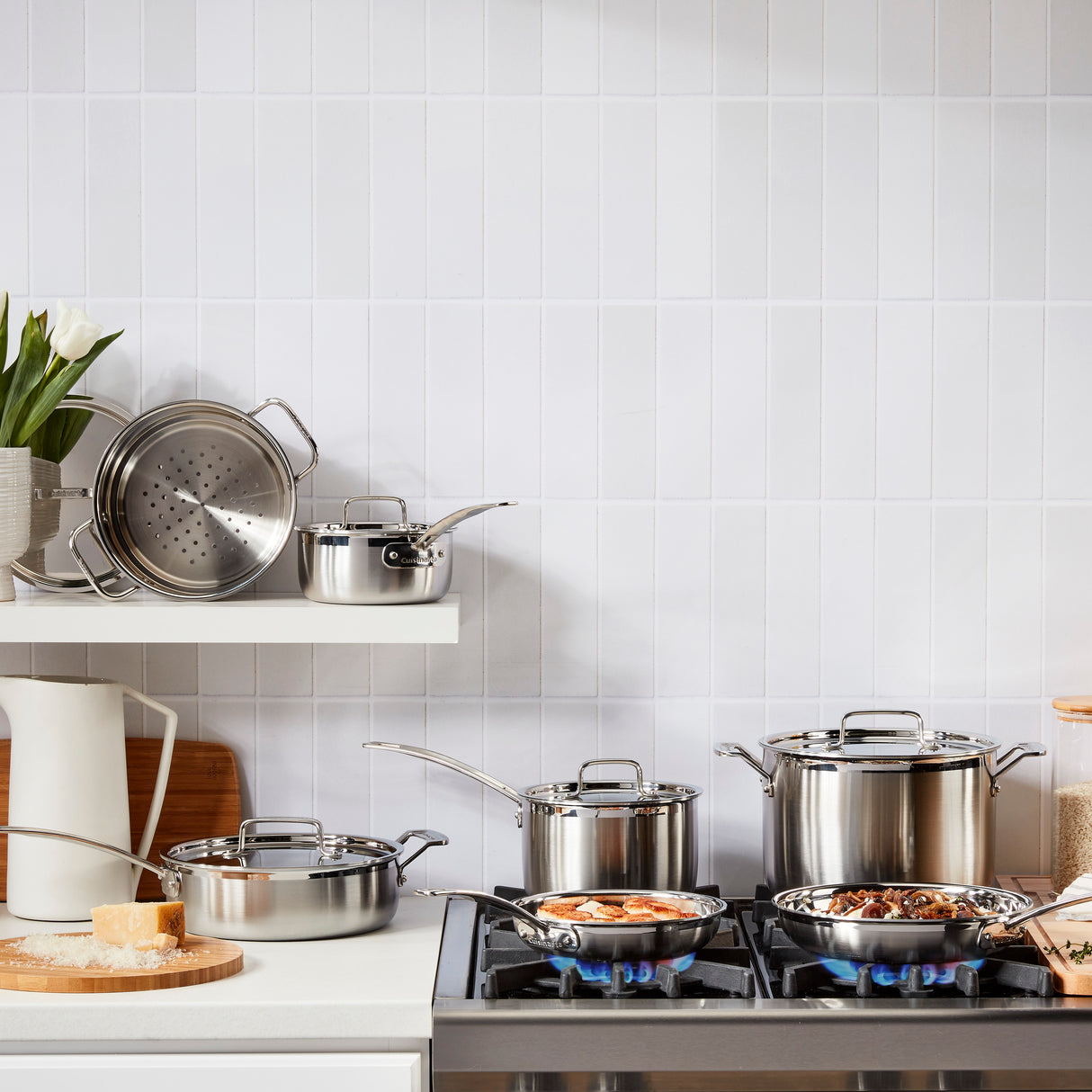 Cuisinart® MultiClad Pro Triple Ply Stainless Cookware 12 Piece Set