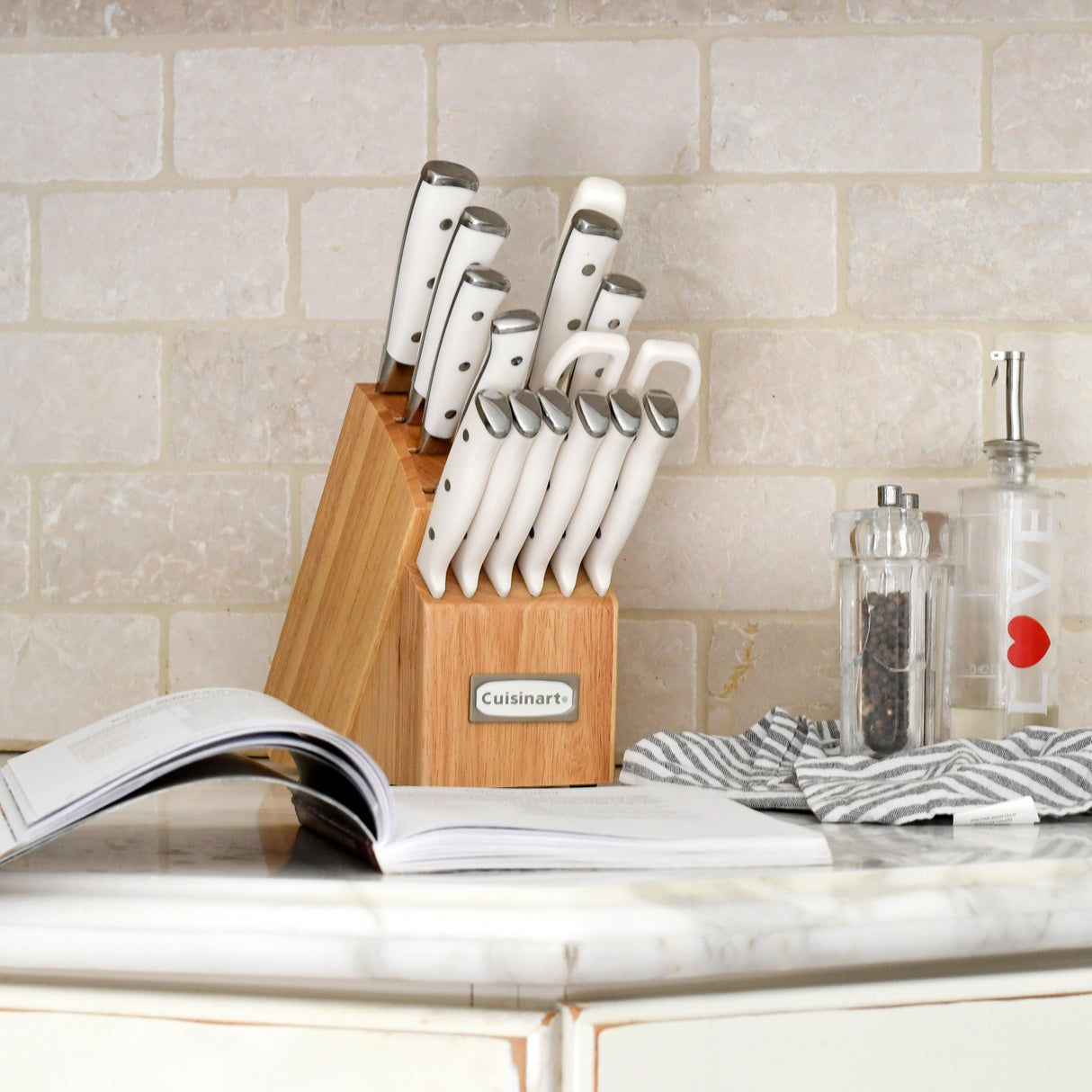 Cuisinart® Triple Rivet 15 Piece Knife Block Set