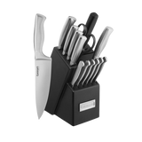 Cuisinart® Stainless Steel Hollow Handle 15 Piece Knife Block Set