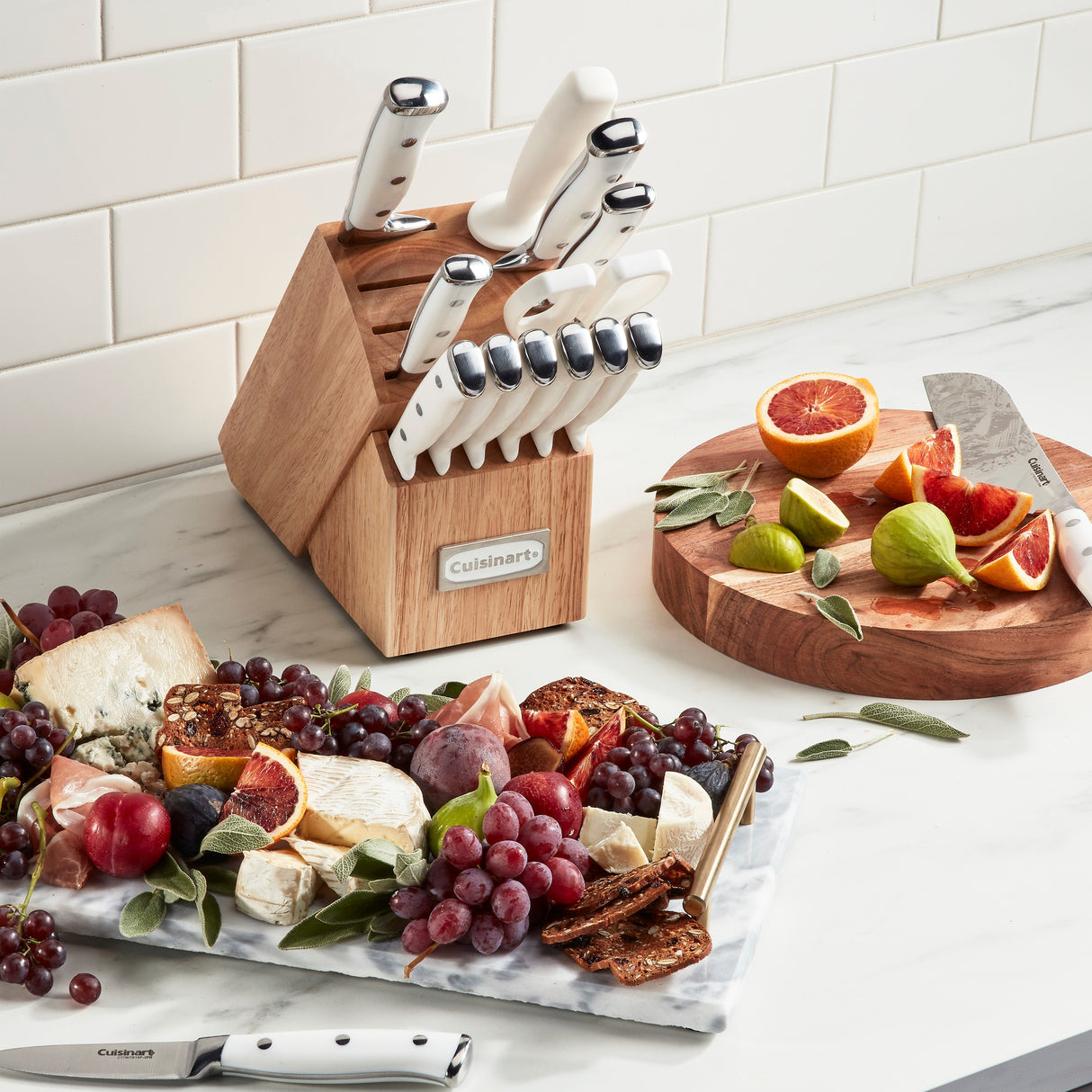 Cuisinart® Triple Rivet 15 Piece Knife Block Set