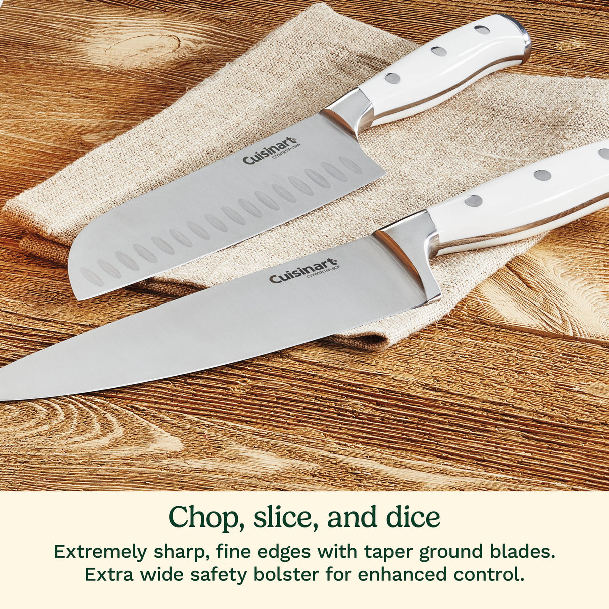 Cuisinart® Triple Rivet 15 Piece Knife Block Set