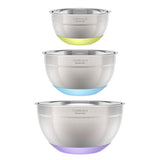 Cuisinart® Stainless Steel Mixing Bowls with Non-slip Base (Set of 3)