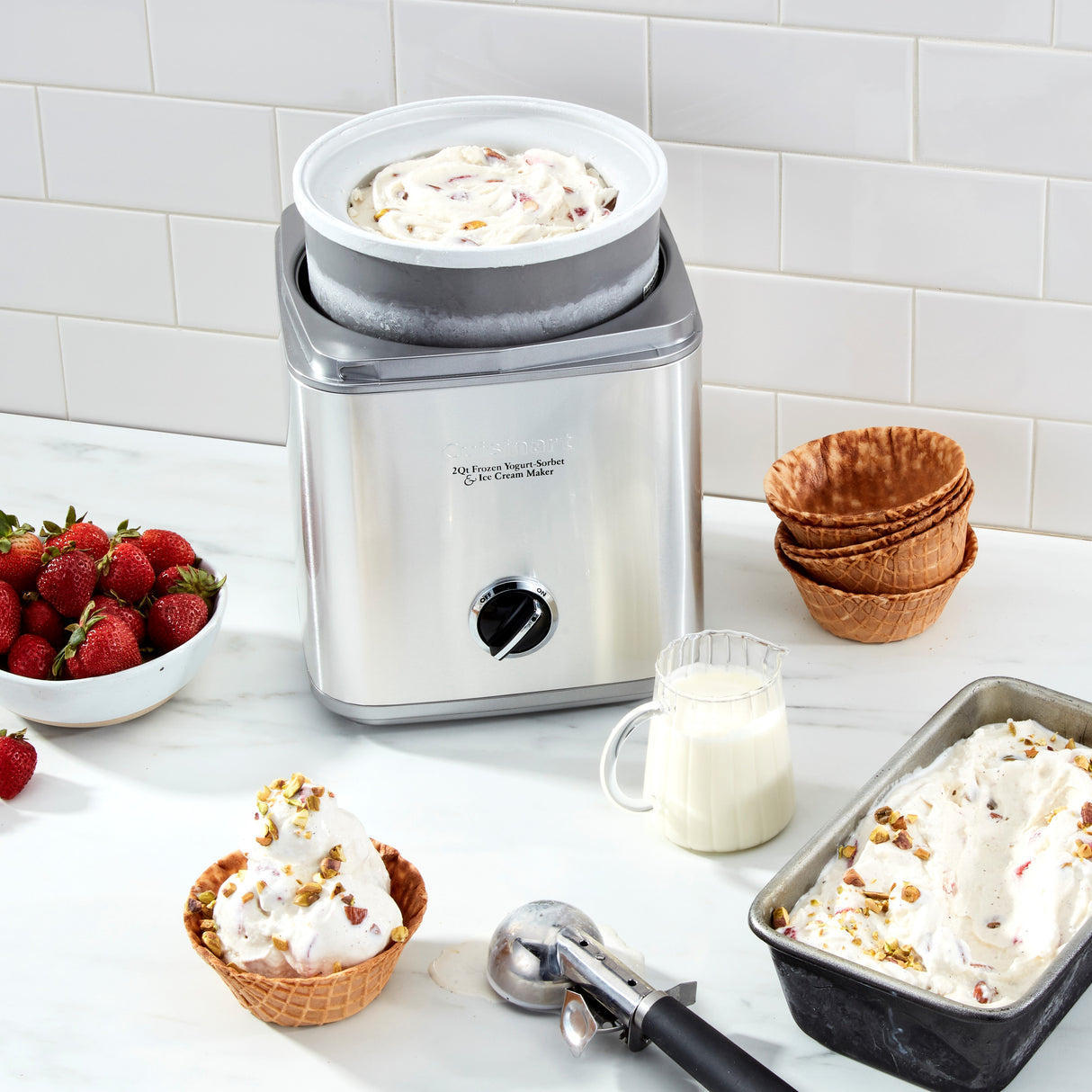 Cuisinart® Pure Indulgence 2 Quart Frozen Yogurt-Sorbet & Ice Cream Maker