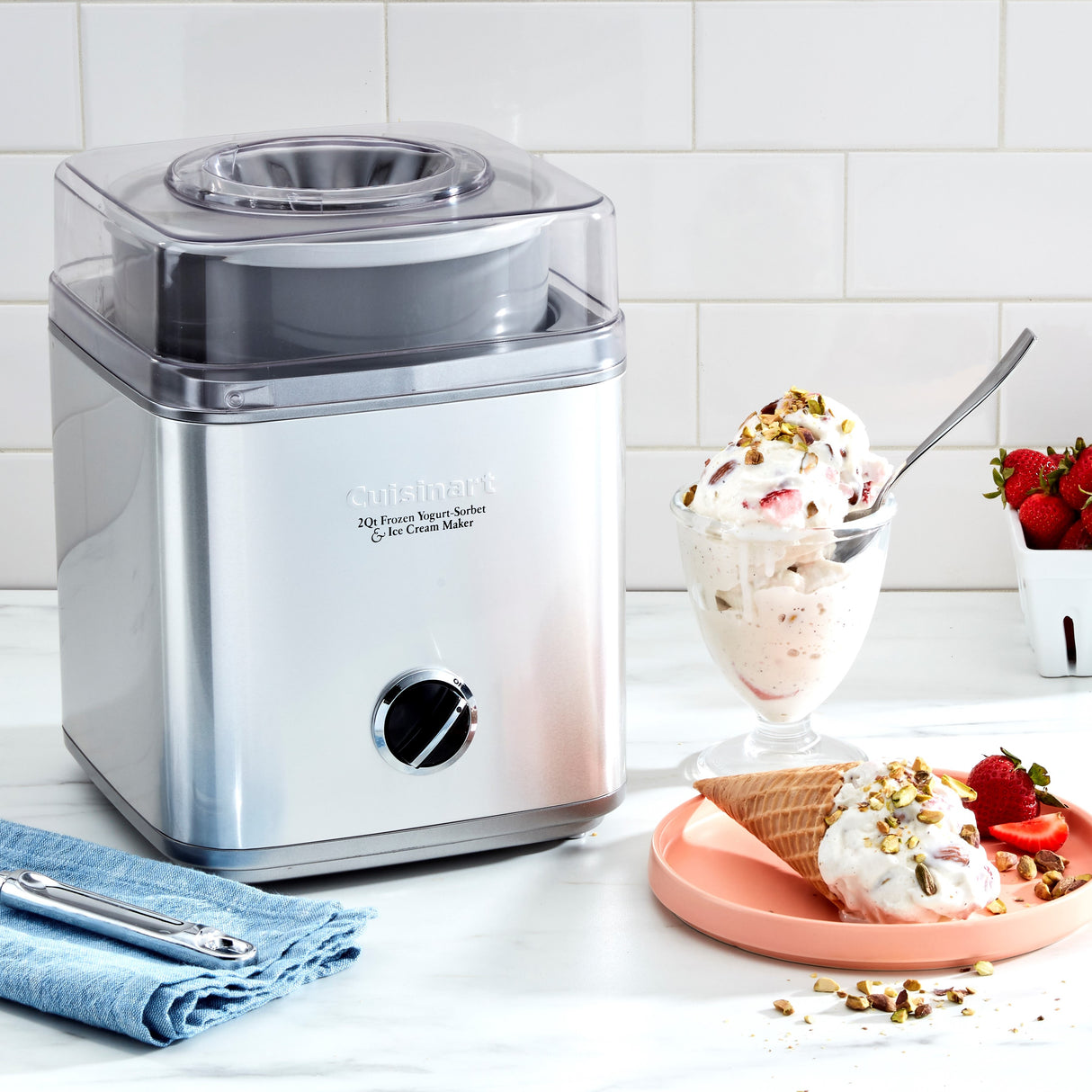 Cuisinart® Pure Indulgence 2 Quart Frozen Yogurt-Sorbet & Ice Cream Maker