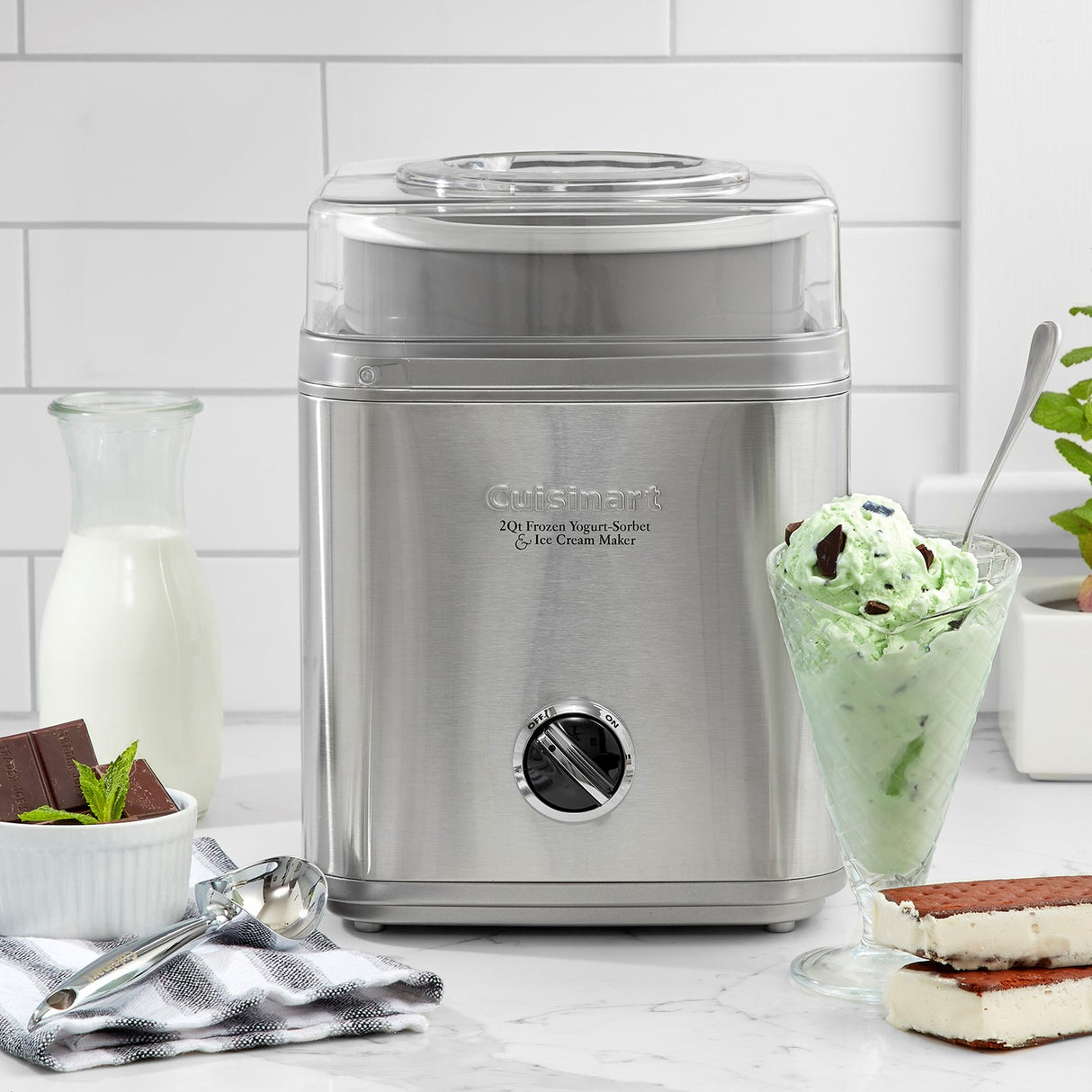 Cuisinart® Pure Indulgence 2 Quart Frozen Yogurt-Sorbet & Ice Cream Maker