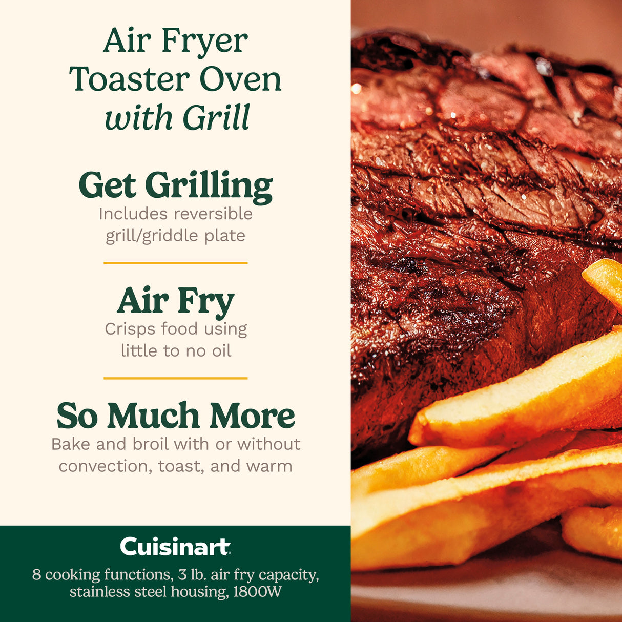 Cuisinart® Air Fryer Toaster Oven with Grill