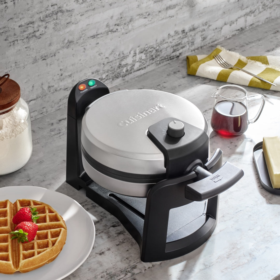 Cuisinart® Round Flip Belgian Waffle Maker