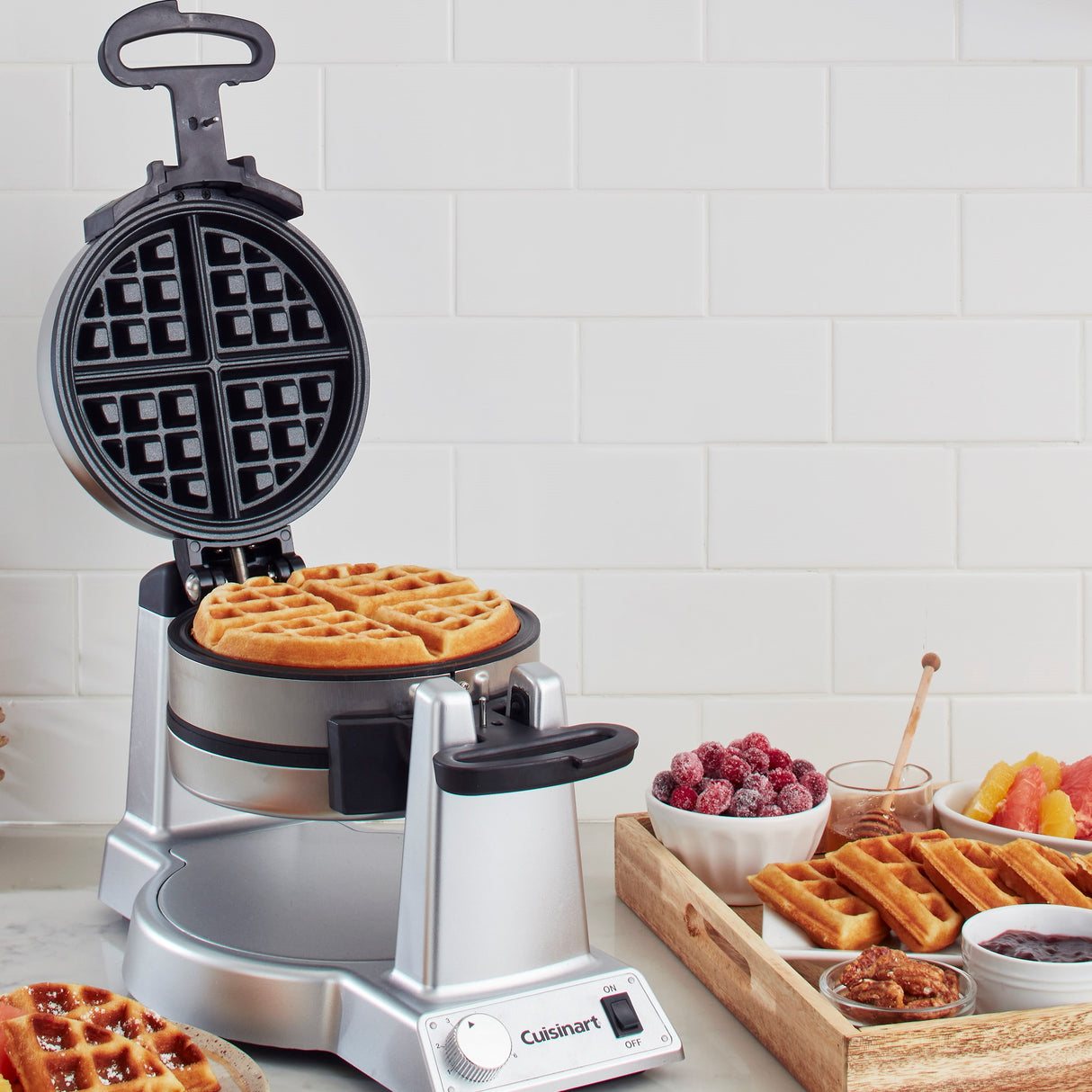 Cuisinart® Double Flip Belgian Waffle Maker
